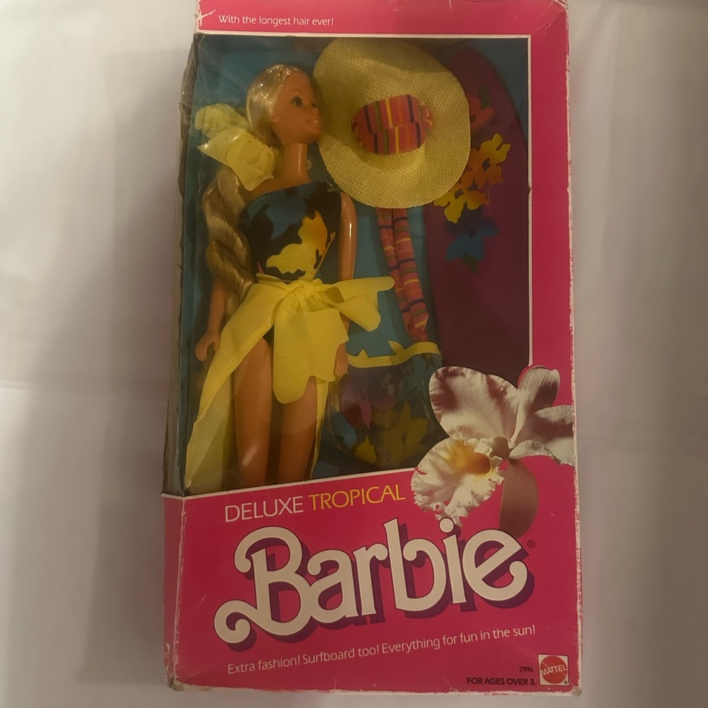 1985 NIB vintage Deluxe Tropical Barbie